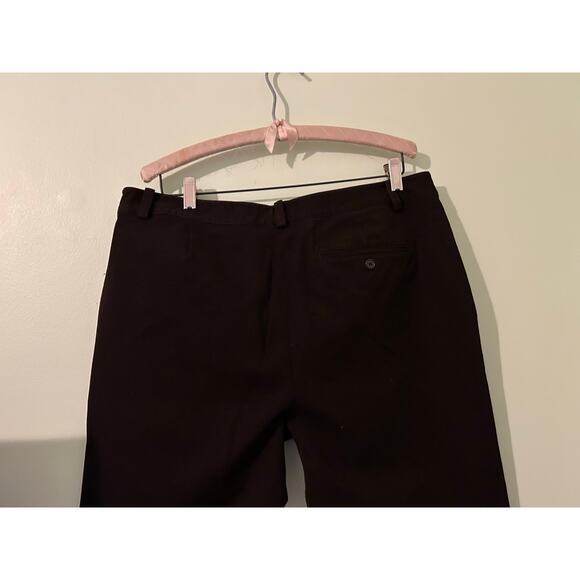 Lauren Ralph Lauren Adelle Pants Women’s Sz 16 Brown Straight Leg Work Career - Picture 11 of 13